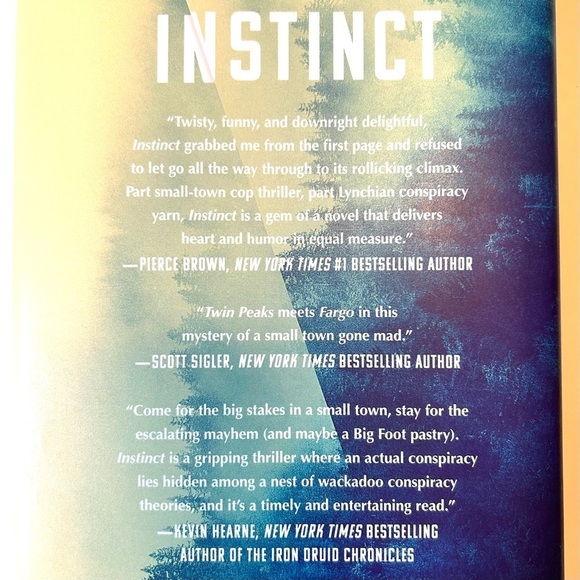 INSTINCT a Novel by Jason M. Hough First Edition Hardcover Book With Dust Jacket - Picture 5 of 10